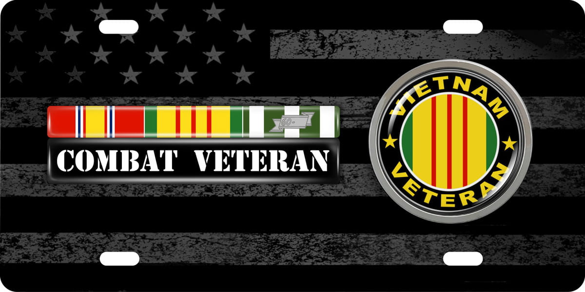 Black US Flag 